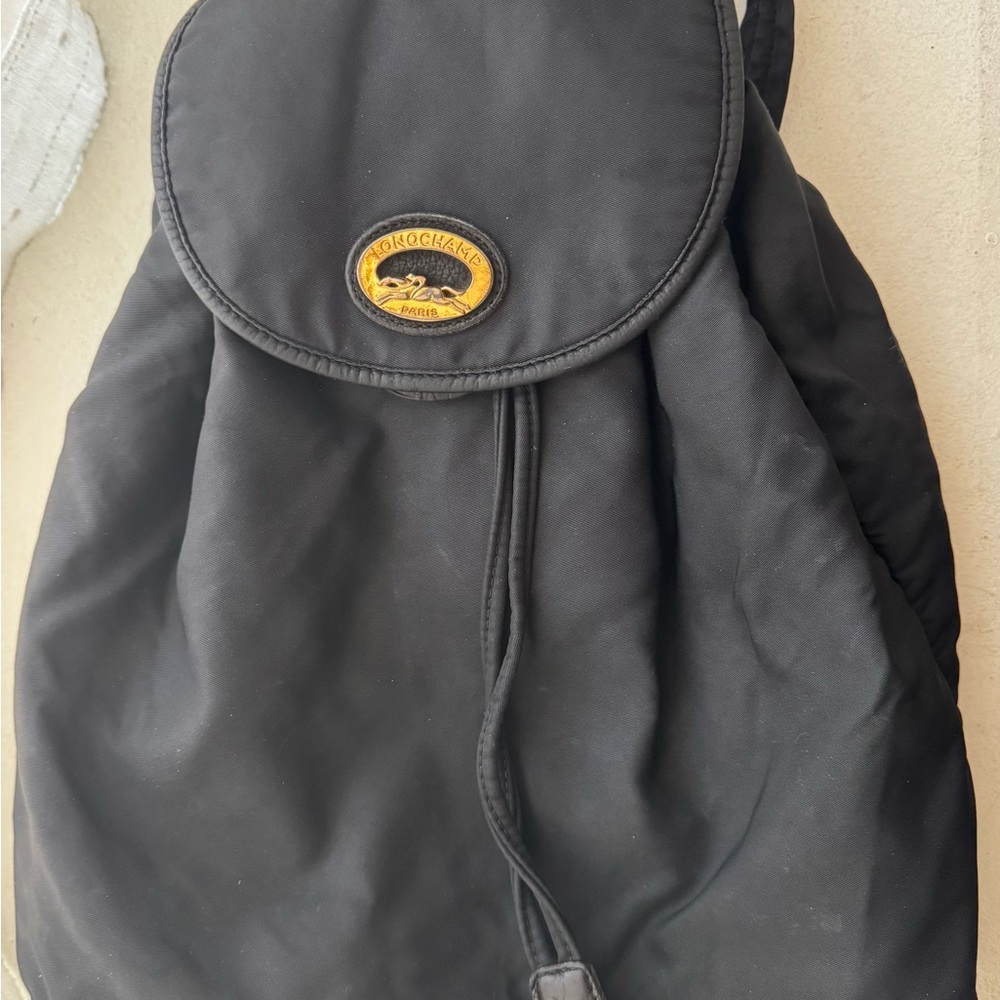 Longchamp Black Backpack